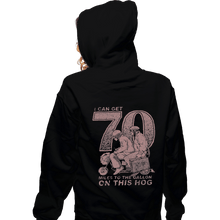 Load image into Gallery viewer, Shirts Zippered Hoodies, Unisex / Small / Black Hog