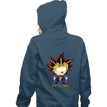 Load image into Gallery viewer, Daily_Deal_Shirts Zippered Hoodies, Unisex / Small / Indigo Blue Duel Time