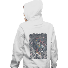 Load image into Gallery viewer, Daily_Deal_Shirts Zippered Hoodies, Unisex / Small / White Gundam Blue Dragon