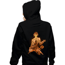 Load image into Gallery viewer, Shirts Zippered Hoodies, Unisex / Small / Black Vago Mundo Zhongli