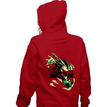 Load image into Gallery viewer, Daily_Deal_Shirts Zippered Hoodies, Unisex / Small / Red The Strongest Dude