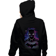 Load image into Gallery viewer, Daily_Deal_Shirts Zippered Hoodies, Unisex / Small / Black Glitch Batman