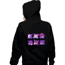 Load image into Gallery viewer, Secret_Shirts Zippered Hoodies, Unisex / Small / Black Horror Gengars
