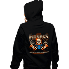 Load image into Gallery viewer, Daily_Deal_Shirts Zippered Hoodies, Unisex / Small / Black Chucky's Fitness