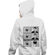 Load image into Gallery viewer, Secret_Shirts Zippered Hoodies, Unisex / Small / White Spider Can