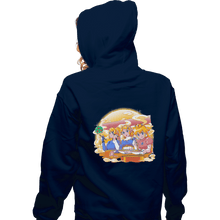 Load image into Gallery viewer, Shirts Pullover Hoodies, Unisex / Small / Navy Ramen Cart