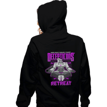 Load image into Gallery viewer, Shirts Zippered Hoodies, Unisex / Small / Black Decepticons Retreat