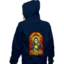 Load image into Gallery viewer, Shirts Zippered Hoodies, Unisex / Small / Navy Sun Saint
