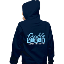 Load image into Gallery viewer, Secret_Shirts Zippered Hoodies, Unisex / Small / Navy Double Deuce!
