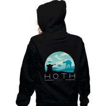 Load image into Gallery viewer, Shirts Zippered Hoodies, Unisex / Small / Black Icey Planet