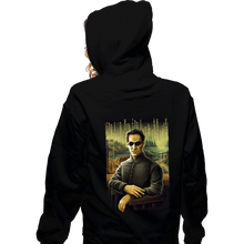 Load image into Gallery viewer, Daily_Deal_Shirts Zippered Hoodies, Unisex / Small / Black Mona Neo
