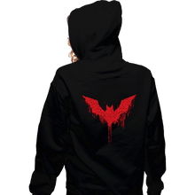 Load image into Gallery viewer, Daily_Deal_Shirts Zippered Hoodies, Unisex / Small / Black Future Bat Graffiti