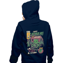 Load image into Gallery viewer, Shirts Pullover Hoodies, Unisex / Small / Navy Cathulhu