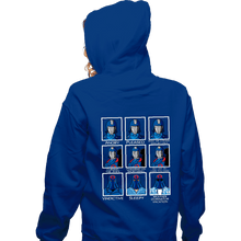 Load image into Gallery viewer, Daily_Deal_Shirts Zippered Hoodies, Unisex / Small / Royal Blue The Many Faces of Cobra Commander