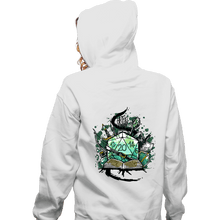 Load image into Gallery viewer, Shirts Zippered Hoodies, Unisex / Small / White Dice Sketch