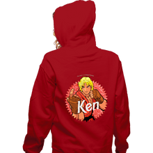 Load image into Gallery viewer, Daily_Deal_Shirts Zippered Hoodies, Unisex / Small / Red Ken Doll