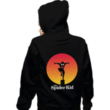 Load image into Gallery viewer, Shirts Zippered Hoodies, Unisex / Small / Black The Spider Kid
