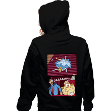 Load image into Gallery viewer, Secret_Shirts Zippered Hoodies, Unisex / Small / Black Falling Princess