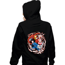 Load image into Gallery viewer, Shirts Zippered Hoodies, Unisex / Small / Black Red Ribbon Mutants