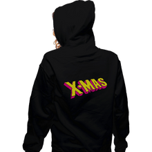 Load image into Gallery viewer, Secret_Shirts Zippered Hoodies, Unisex / Small / Black Uncanny X-MAS