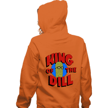 Load image into Gallery viewer, Secret_Shirts Zippered Hoodies, Unisex / Small / Red King Of The Dill!