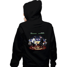 Load image into Gallery viewer, Secret_Shirts Zippered Hoodies, Unisex / Small / Black Pixel Fiction