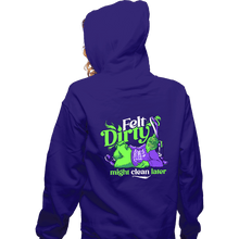 Load image into Gallery viewer, Daily_Deal_Shirts Zippered Hoodies, Unisex / Small / Violet Might Clean Later