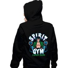 Load image into Gallery viewer, Daily_Deal_Shirts Zippered Hoodies, Unisex / Small / Black Spirit Gym