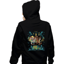 Load image into Gallery viewer, Daily_Deal_Shirts Zippered Hoodies, Unisex / Small / Black Mystery Squad