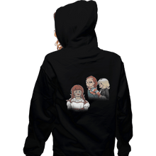 Load image into Gallery viewer, Shirts Zippered Hoodies, Unisex / Small / Black Chucky's Girl