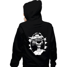 Load image into Gallery viewer, Daily_Deal_Shirts Zippered Hoodies, Unisex / Small / Black A Pox on the Phony King of England!