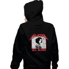 Load image into Gallery viewer, Shirts Zippered Hoodies, Unisex / Small / Black Agatha Metal
