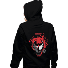Load image into Gallery viewer, Shirts Zippered Hoodies, Unisex / Small / Black Cyber Carnage