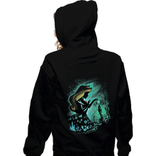 Load image into Gallery viewer, Shirts Zippered Hoodies, Unisex / Small / Black Eternal Sleep