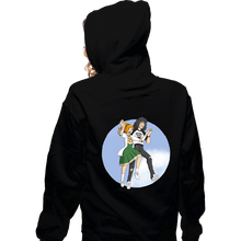 Load image into Gallery viewer, Daily_Deal_Shirts Zippered Hoodies, Unisex / Small / Black Eddie &amp; Chrissy
