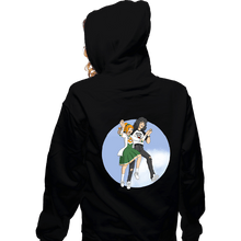 Load image into Gallery viewer, Daily_Deal_Shirts Zippered Hoodies, Unisex / Small / Black Eddie & Chrissy