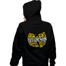 Load image into Gallery viewer, Secret_Shirts Zippered Hoodies, Unisex / Small / Black Cash Rules!