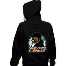 Load image into Gallery viewer, Shirts Zippered Hoodies, Unisex / Small / Black Mother Ducker