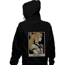 Load image into Gallery viewer, Secret_Shirts Zippered Hoodies, Unisex / Small / Black Moon Tarot