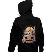 Load image into Gallery viewer, Shirts Zippered Hoodies, Unisex / Small / Black Awakening Pumpkin