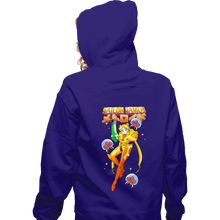 Load image into Gallery viewer, Secret_Shirts Zippered Hoodies, Unisex / Small / Violet Sailor Samus