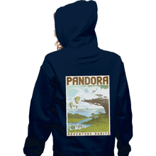 Load image into Gallery viewer, Shirts Zippered Hoodies, Unisex / Small / Navy Visit Pandora
