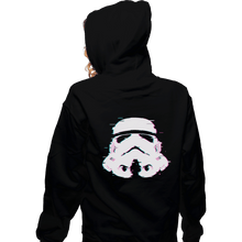 Load image into Gallery viewer, Shirts Pullover Hoodies, Unisex / Small / Black Ddjvigo's Glitch Trooper