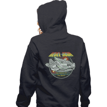 Load image into Gallery viewer, Daily_Deal_Shirts Zippered Hoodies, Unisex / Small / Dark Heather Vintage Arcade Rebel