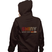 Load image into Gallery viewer, Daily_Deal_Shirts Zippered Hoodies, Unisex / Small / Dark Chocolate Shiny Since 2002