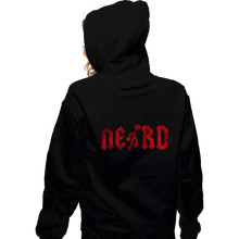 Load image into Gallery viewer, Shirts Zippered Hoodies, Unisex / Small / Black Nerd