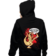 Load image into Gallery viewer, Daily_Deal_Shirts Zippered Hoodies, Unisex / Small / Black Hello Ma Baby