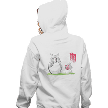 Load image into Gallery viewer, Shirts Zippered Hoodies, Unisex / Small / White Anime Ink