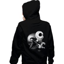 Load image into Gallery viewer, Shirts Pullover Hoodies, Unisex / Small / Black Her Skeleton