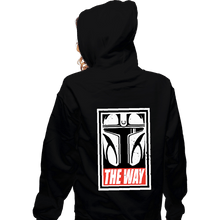 Load image into Gallery viewer, Shirts Zippered Hoodies, Unisex / Small / Black The Way